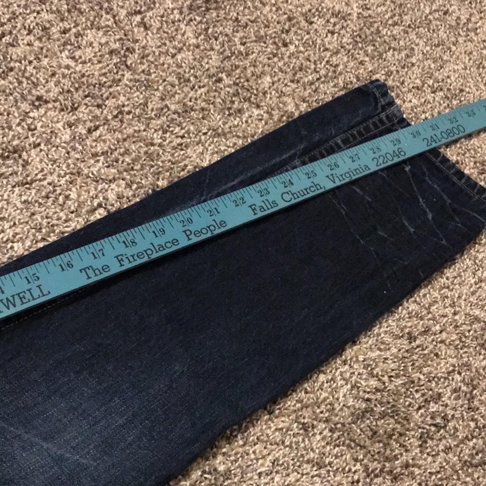 Black Premium low rise slim straight jeans size 30/32 - Picture 12 of 16